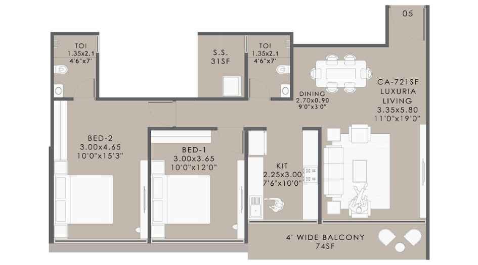 Platinum-Mansionz-Floor-Plan-2-BHK